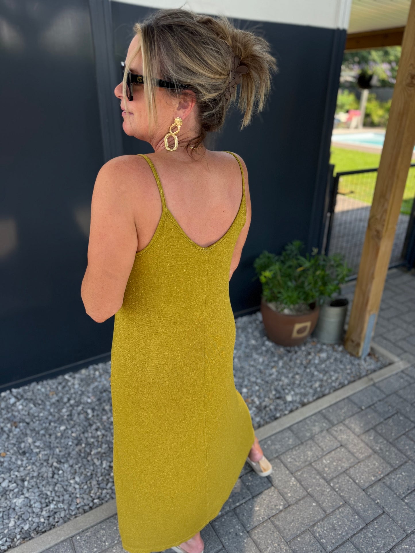 Zomerse jurk met lurex