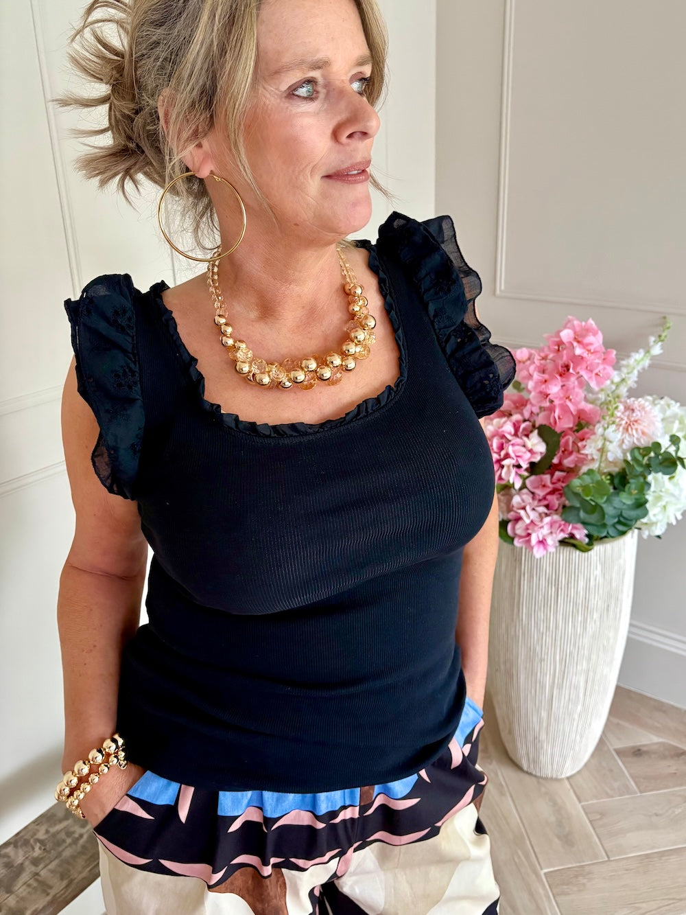 Statement ketting goud