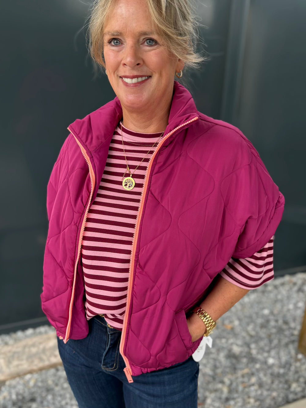Bodywarmer magenta