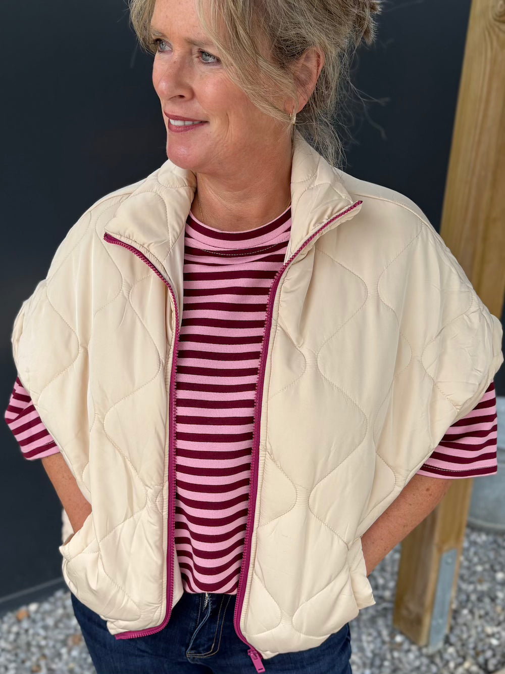 Bodywarmer creme