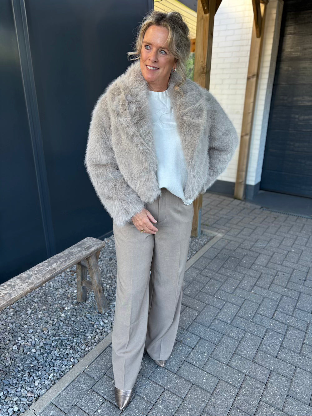 Pantalon taupe