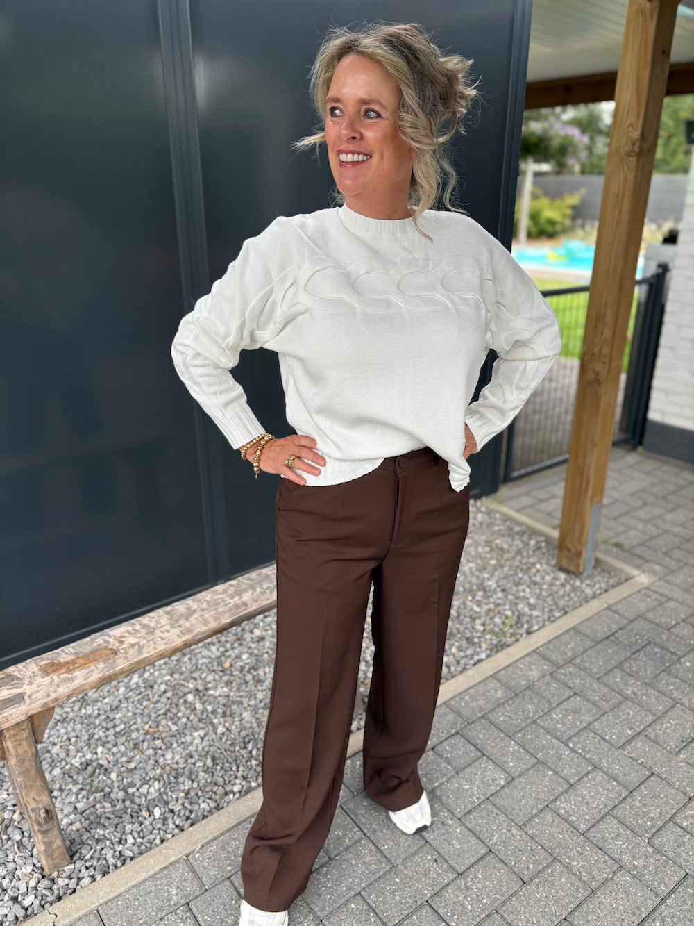 Pantalon bruin