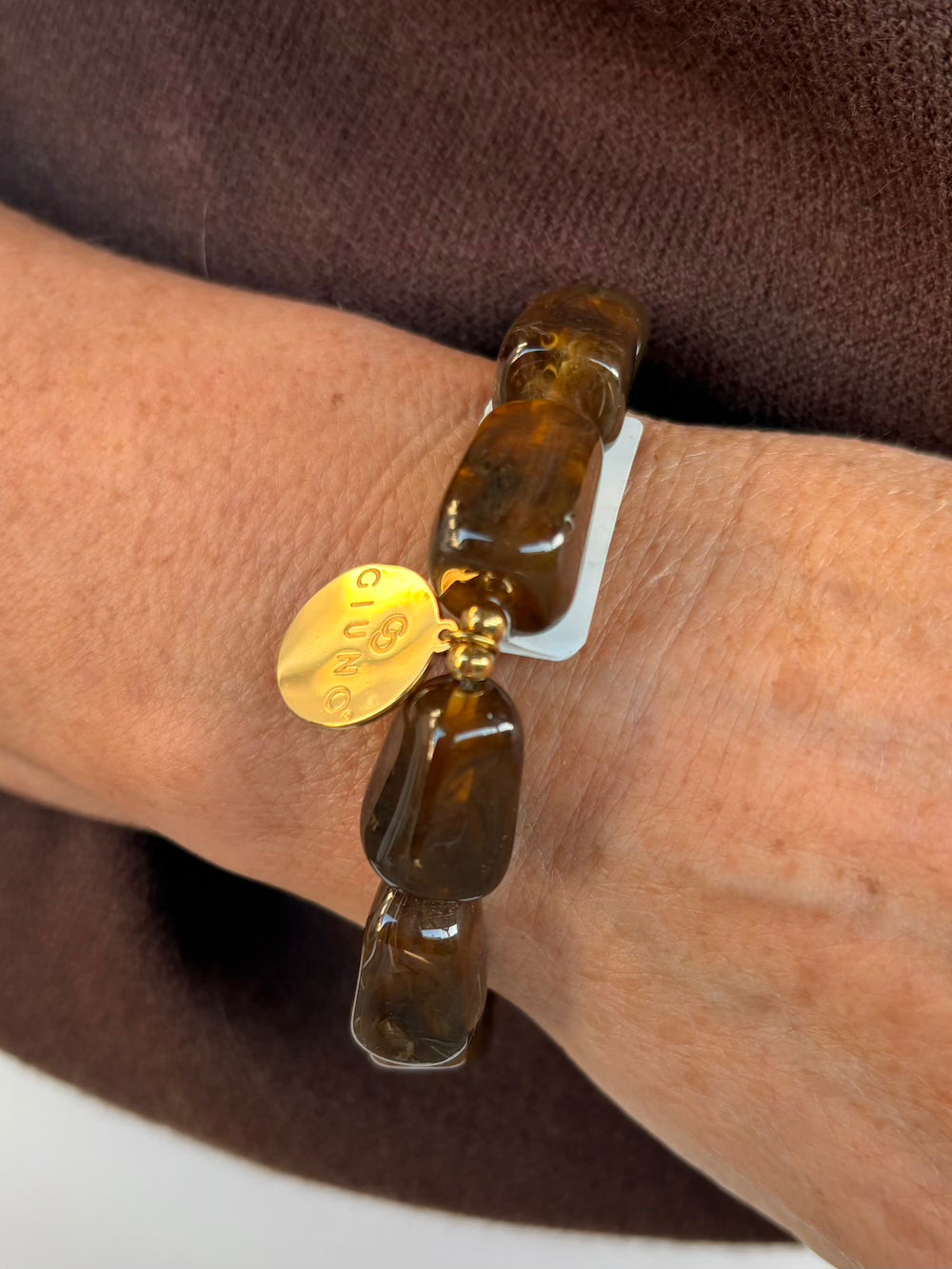 Armbanden platte kralen