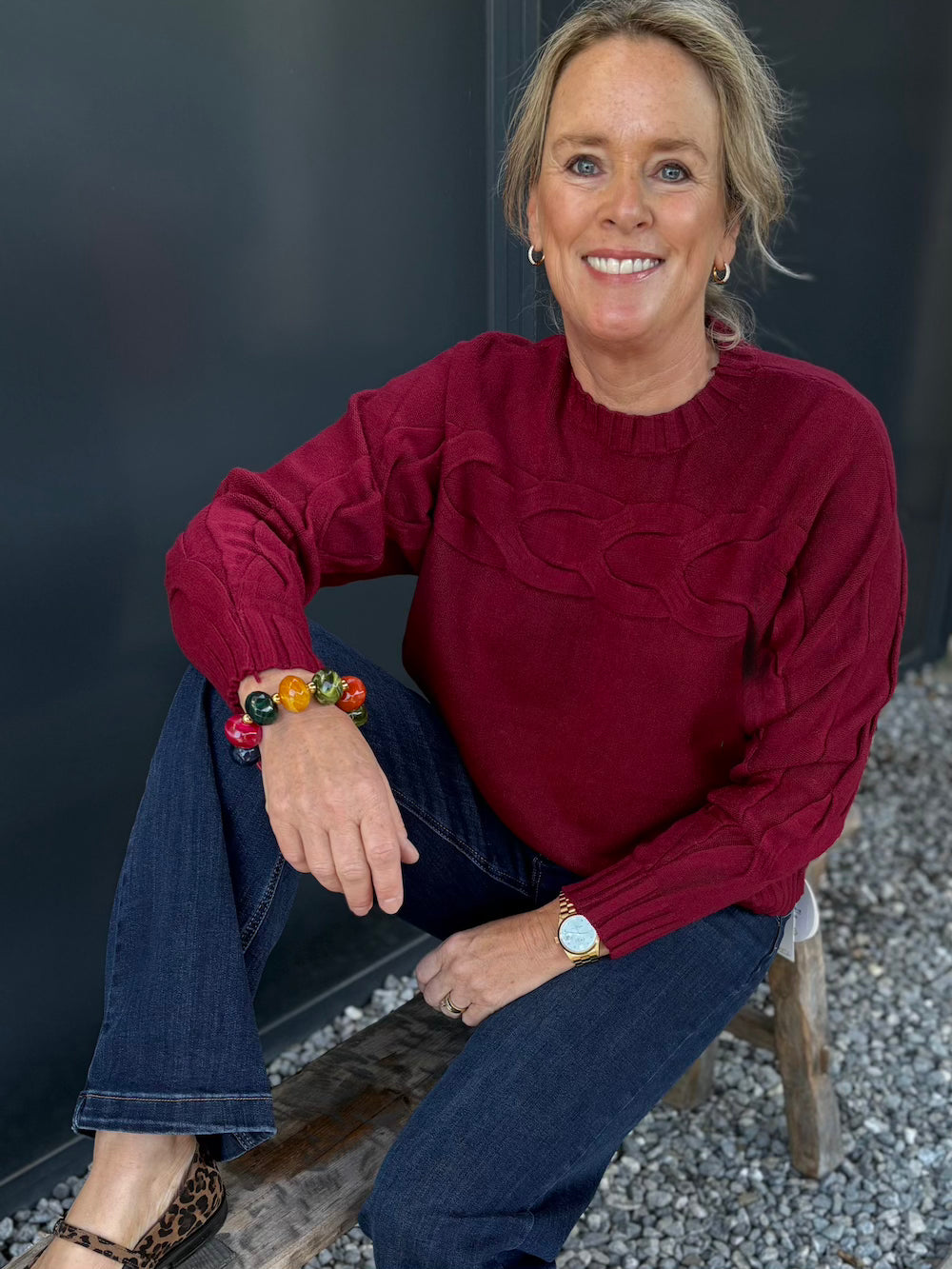 Armband gekleurde kralen