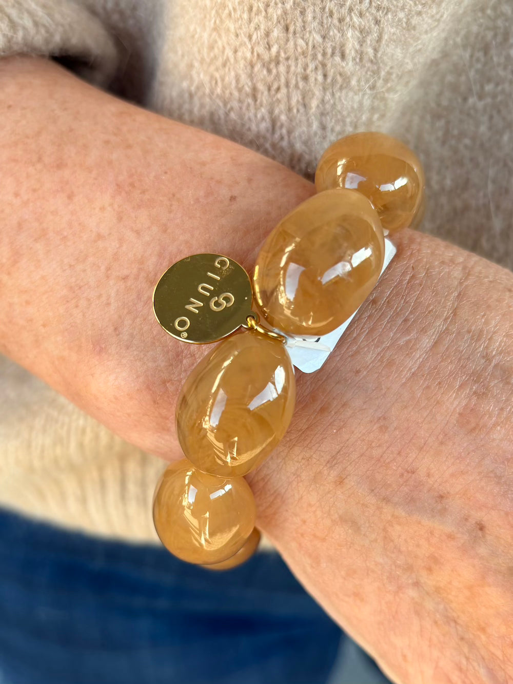 Armband ovale kralen