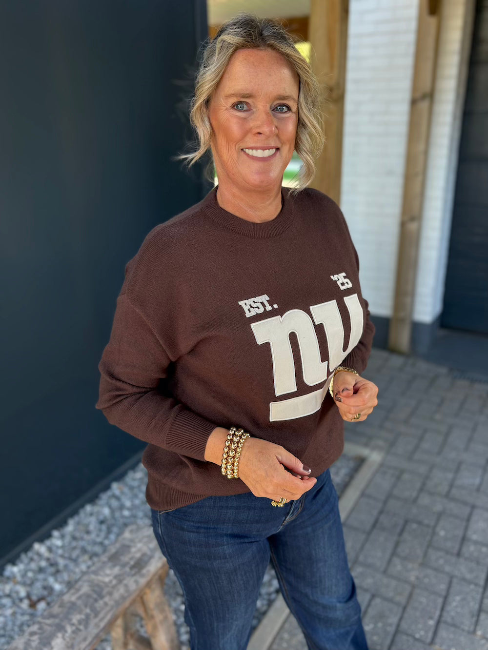 Trui bruin est 25 NY