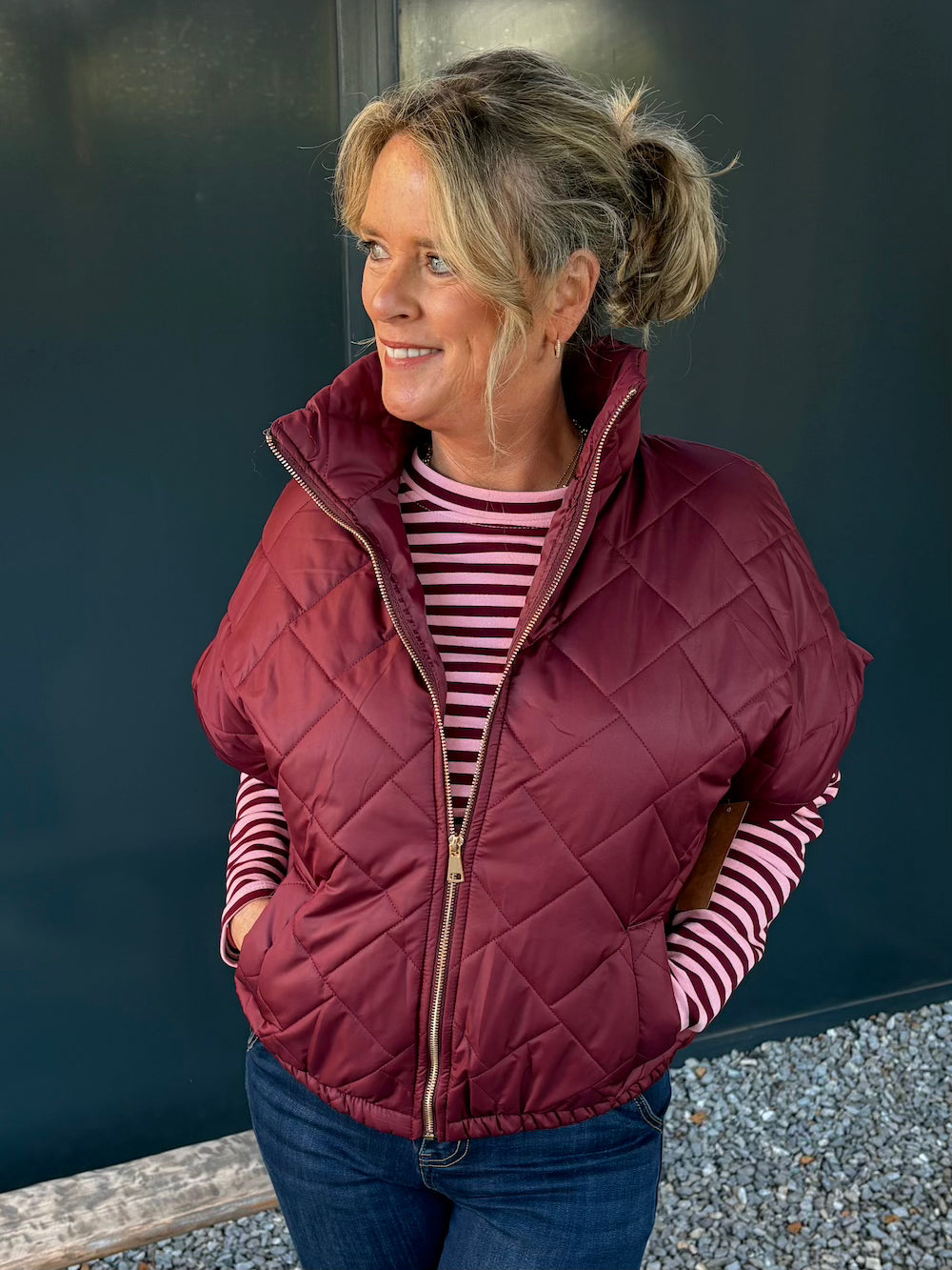 Bodywarmer bordeaux