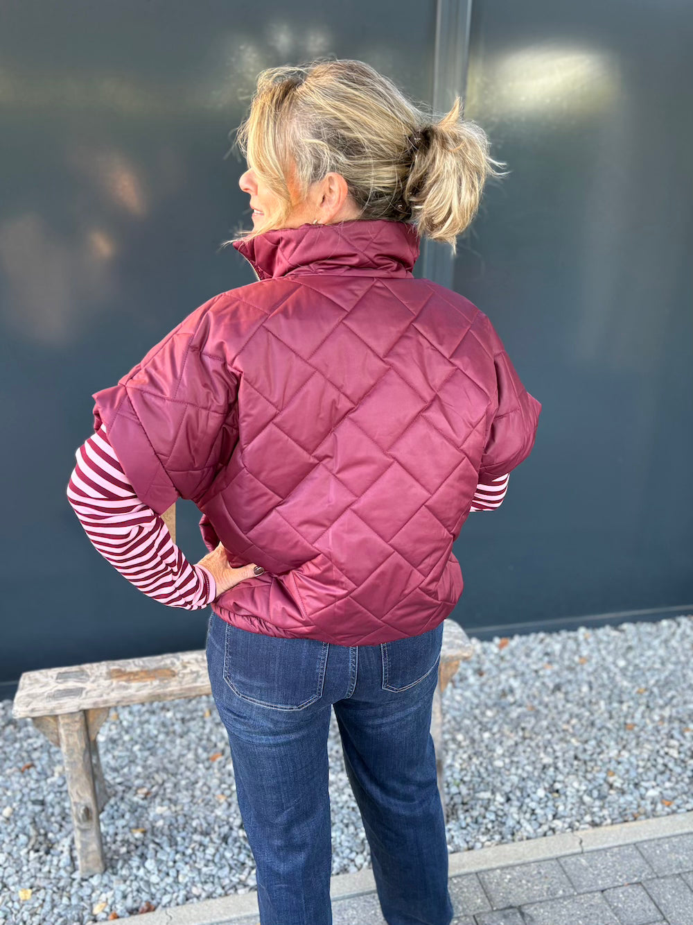 Bodywarmer bordeaux
