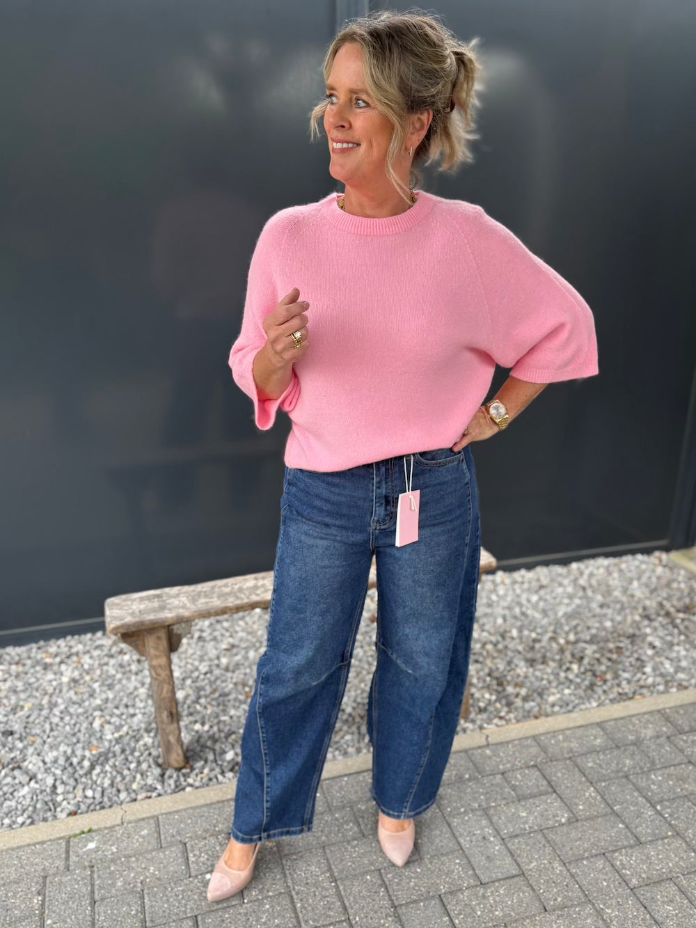 Ballon jeans blauw