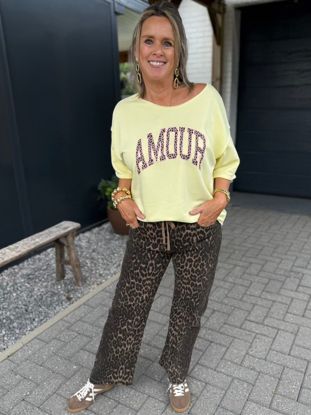 Luipaard jeans