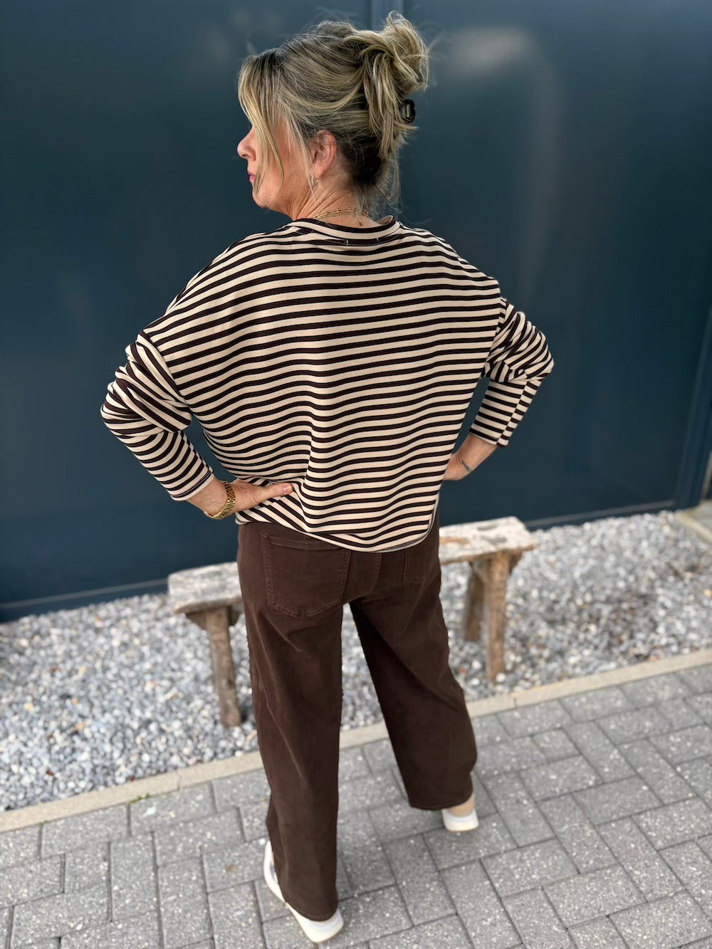 Ballon jeans bruin