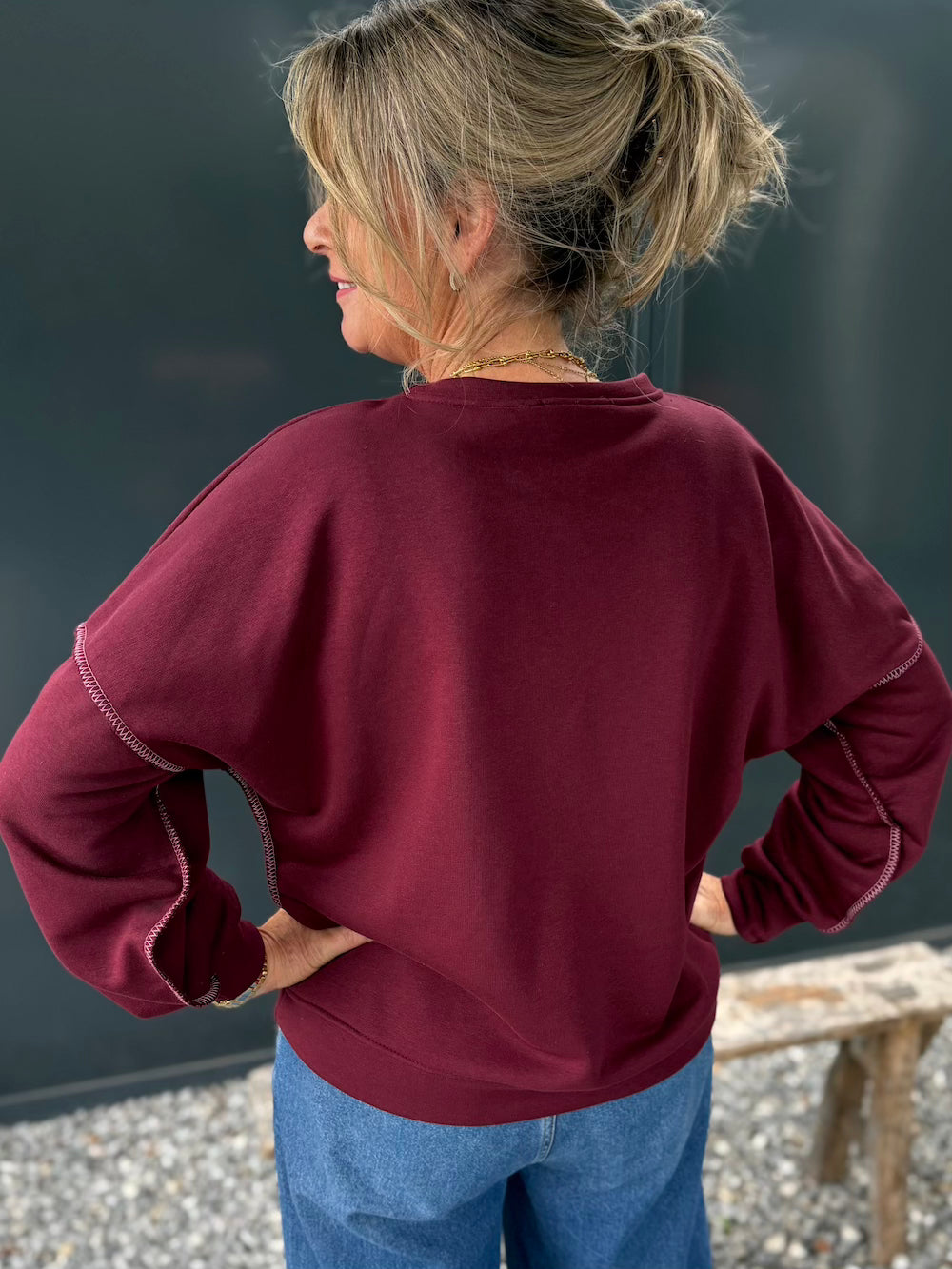 Sweater California bordeaux