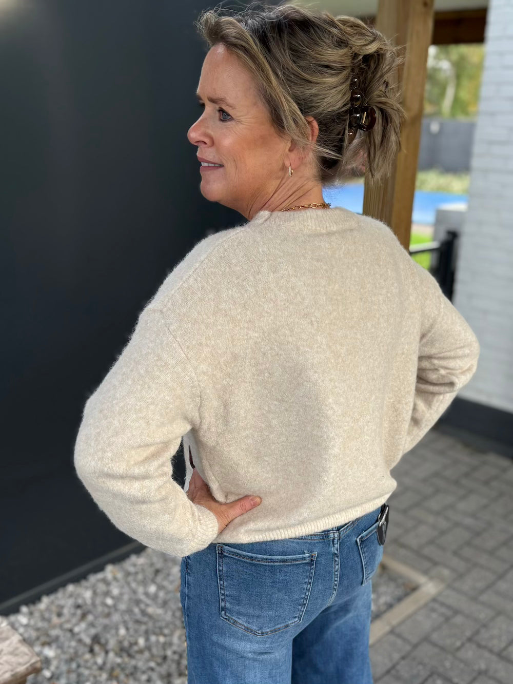 Trui Louis Karl Coco Marc beige