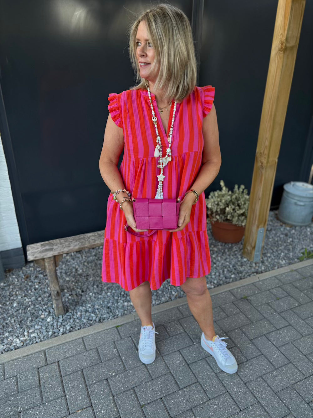 Jurkje tetra rood roze gestreept