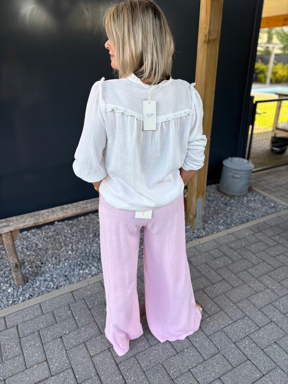 Blouse tetra wit