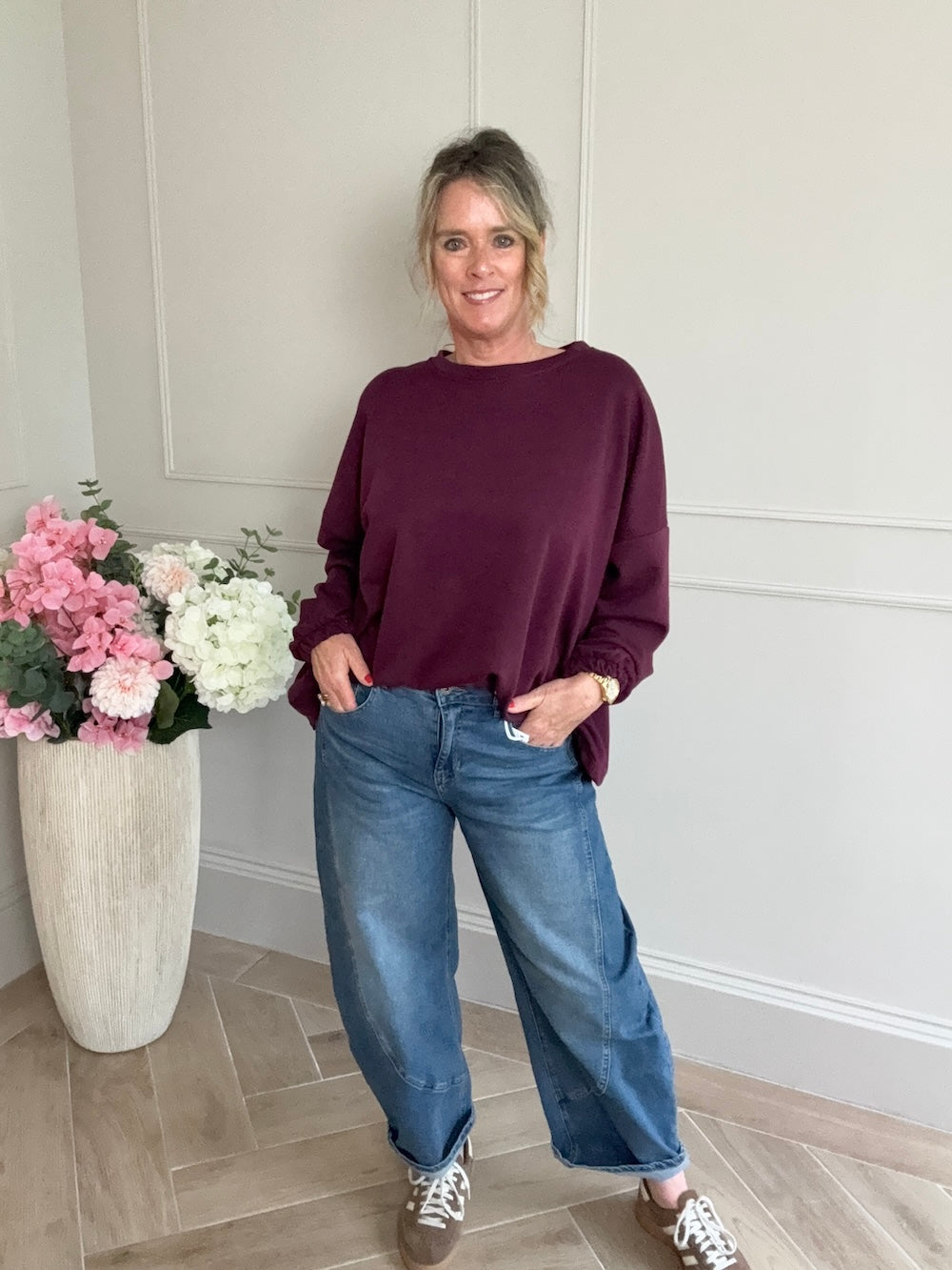 sweater dogmom bordeaux
