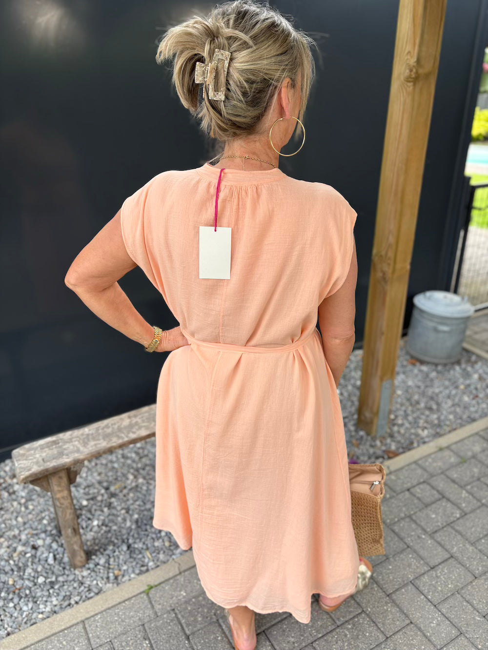 Maxi dress zalmroze
