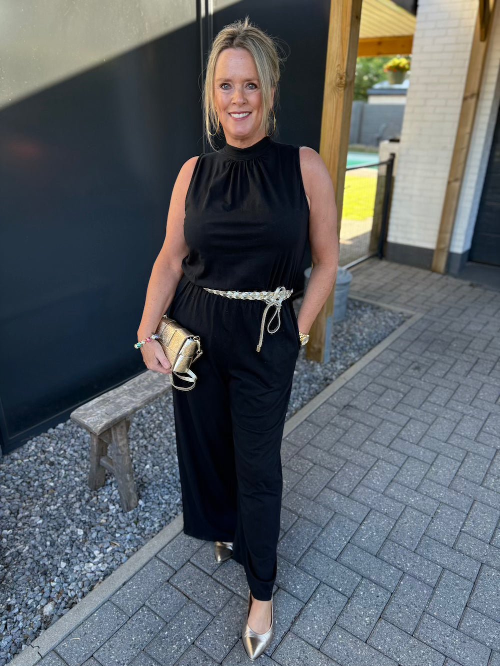 Jumpsuit zwart