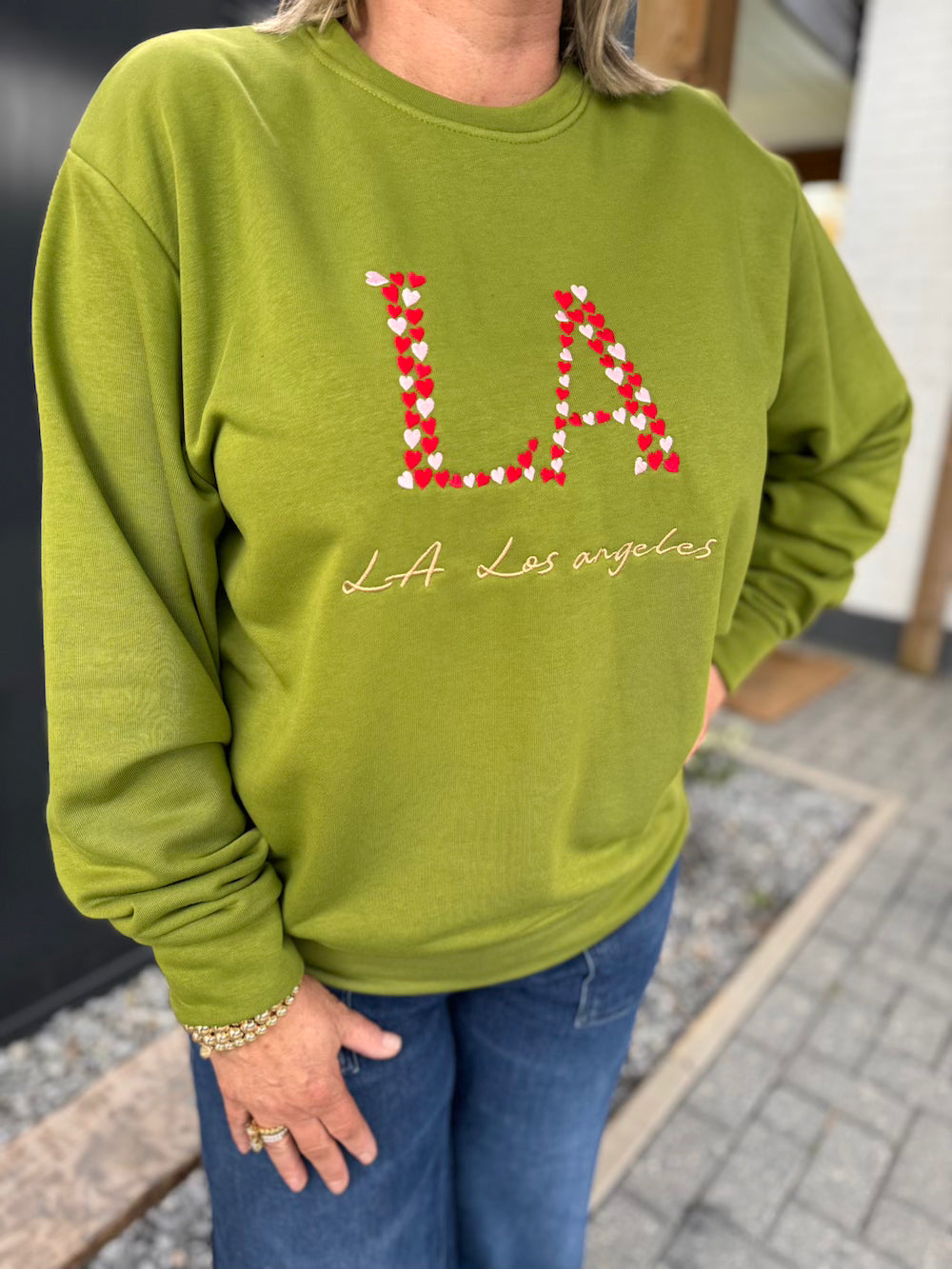 Trui LA groen