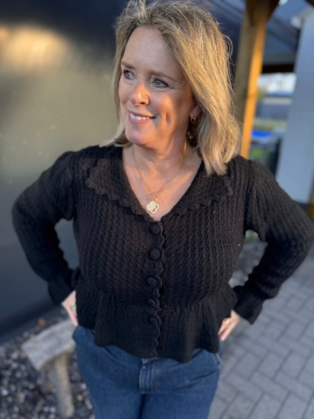 vestje met details
