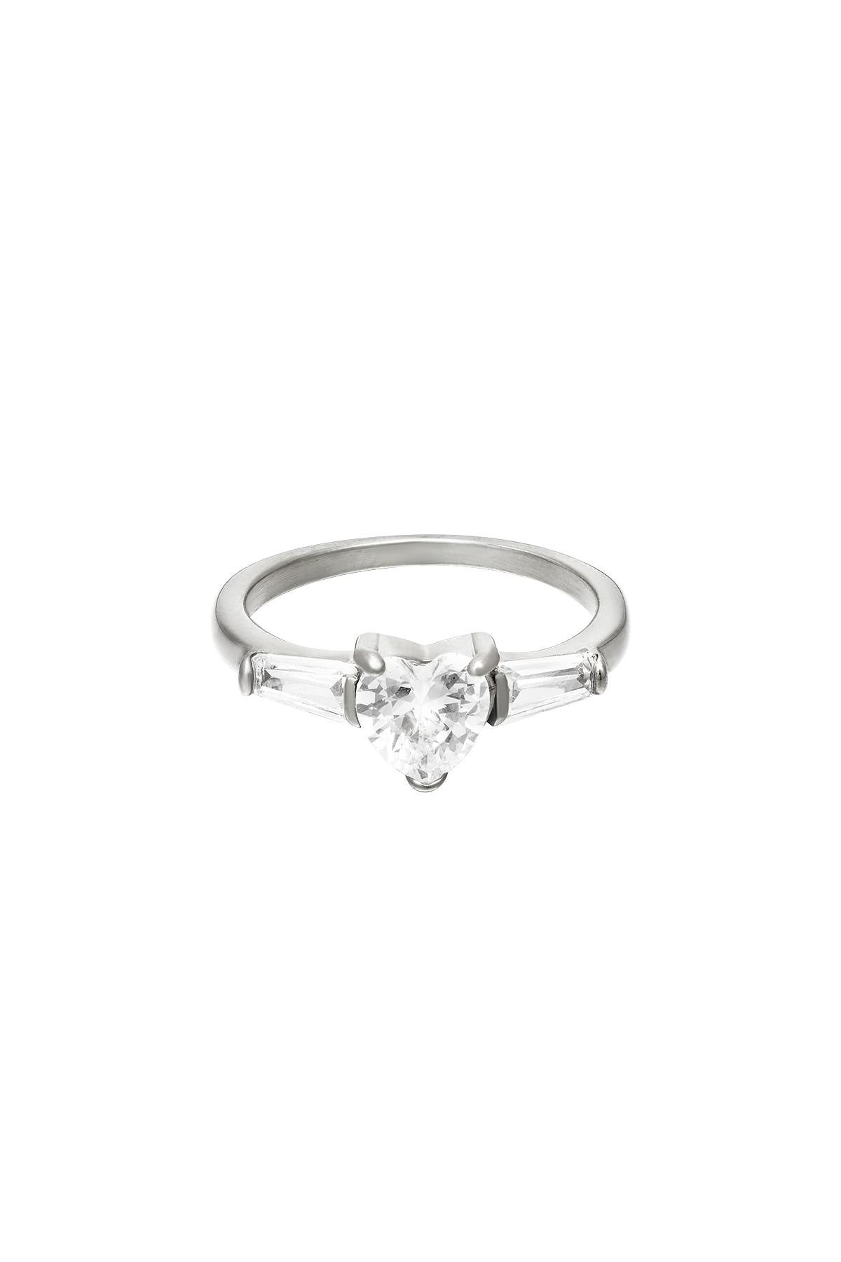 Ring hartjes diamant