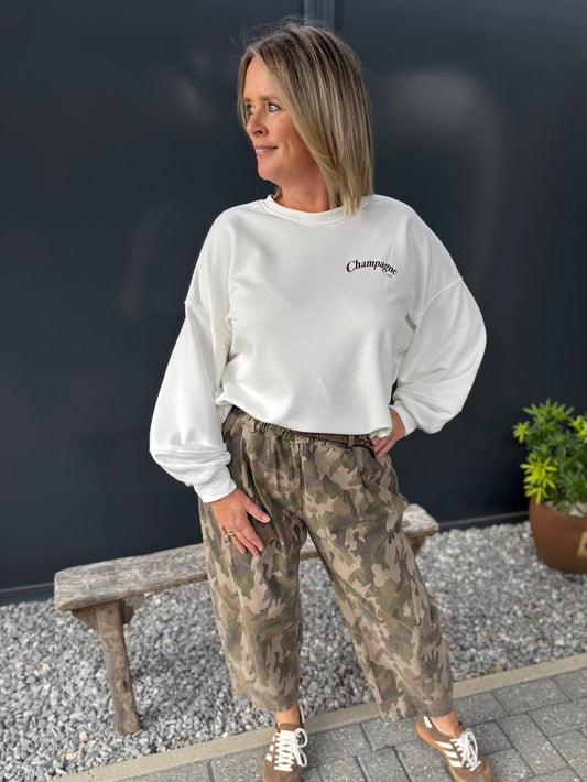 Barrel jeans camouflage