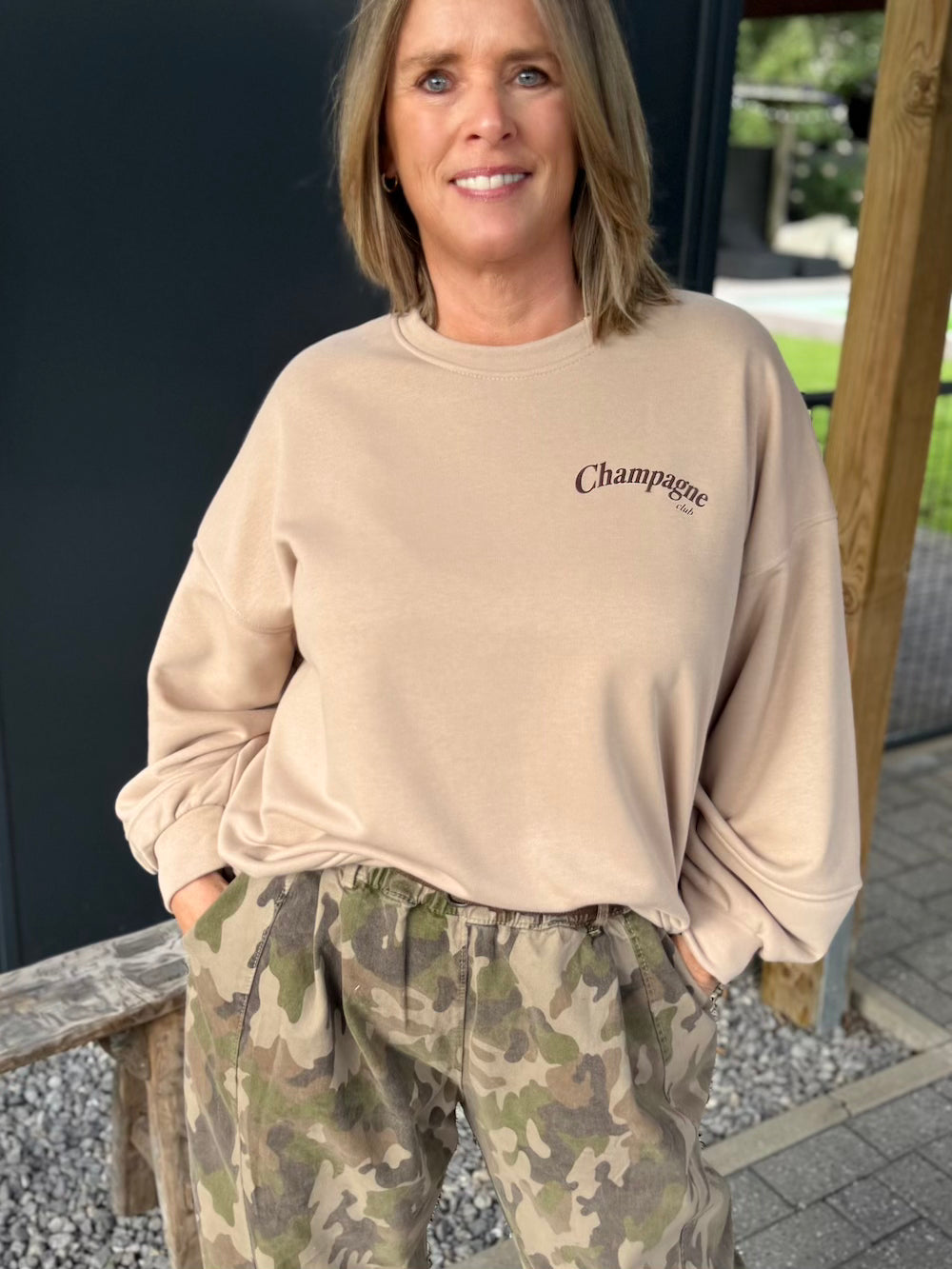 sweater champagne beige