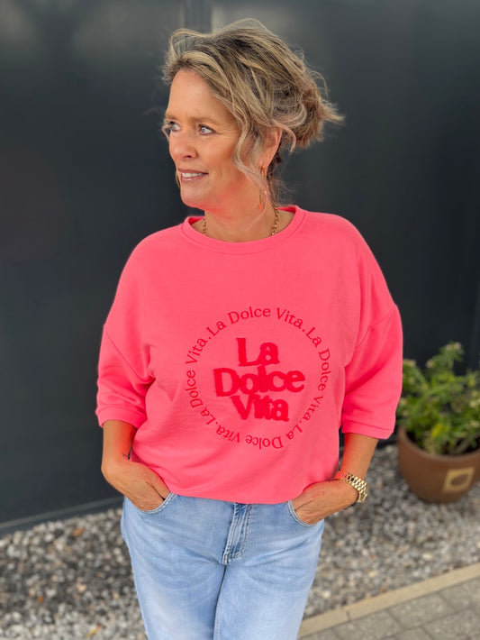 Shirt la dolce vita neon roze