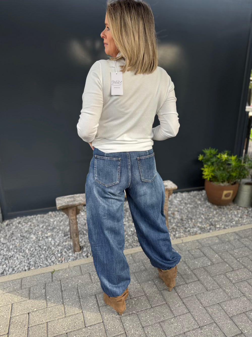 pofjeans met stretch 