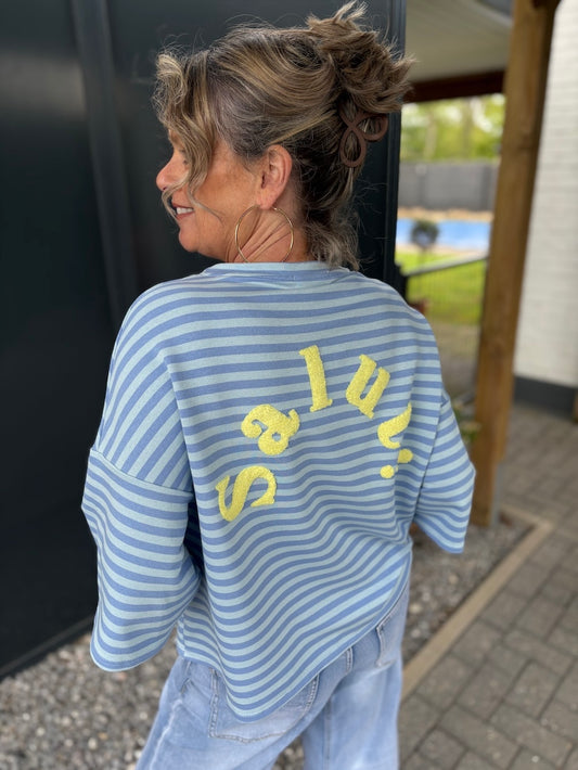 Shirt Salut blauw gestreept