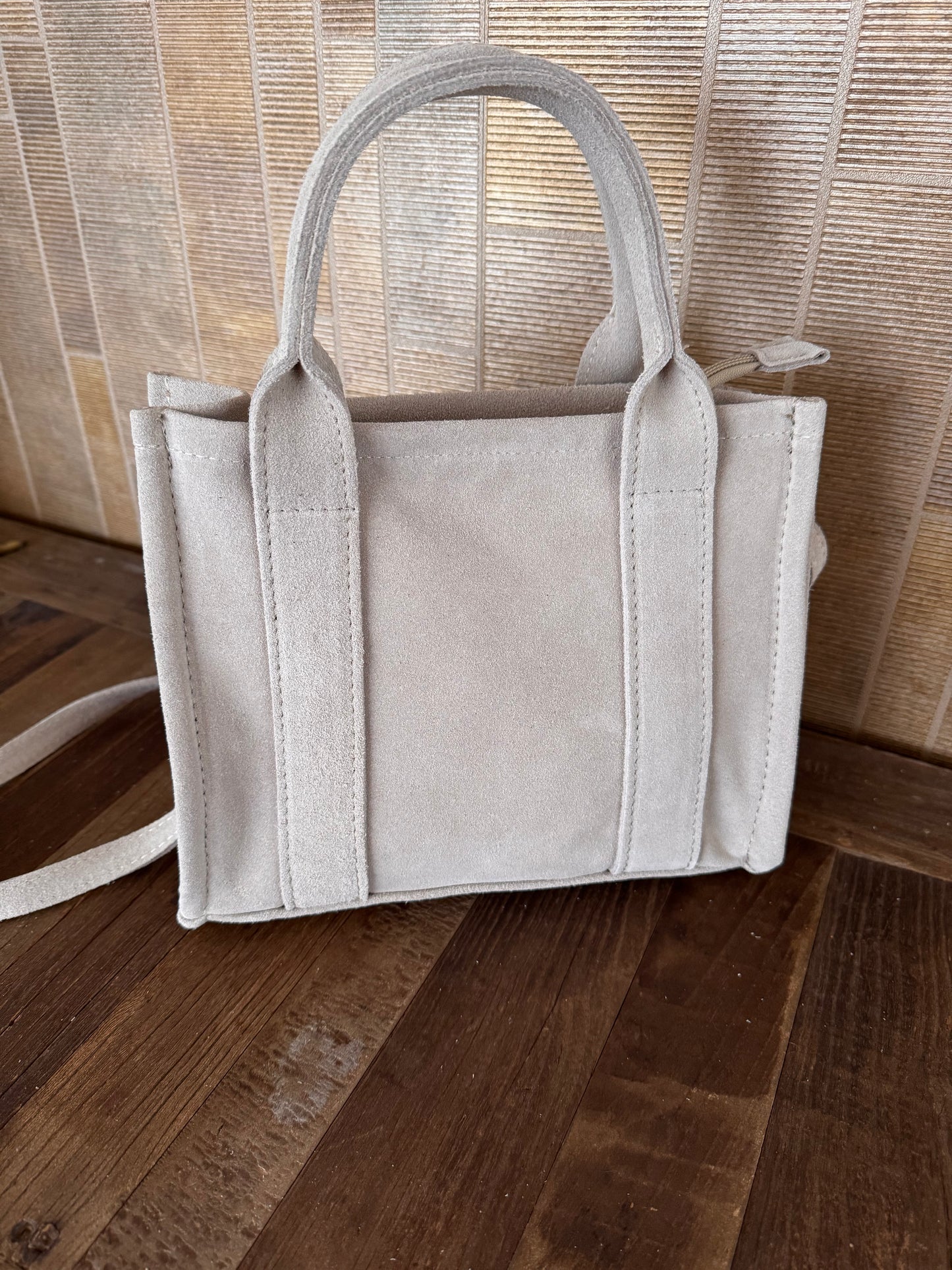 Tasje tote bag beige