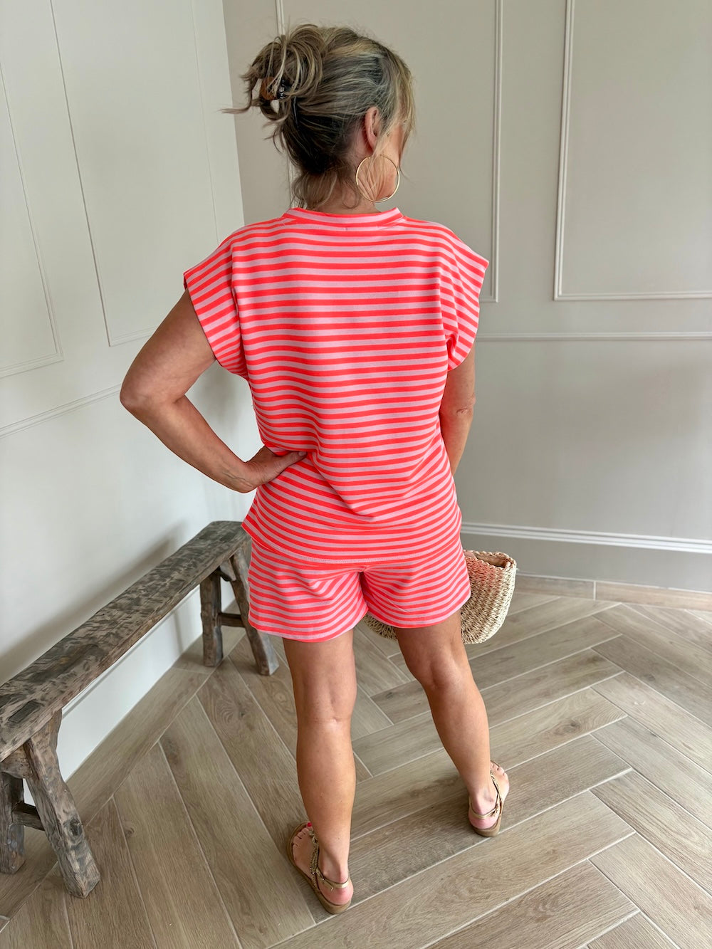 Short gestreept dames