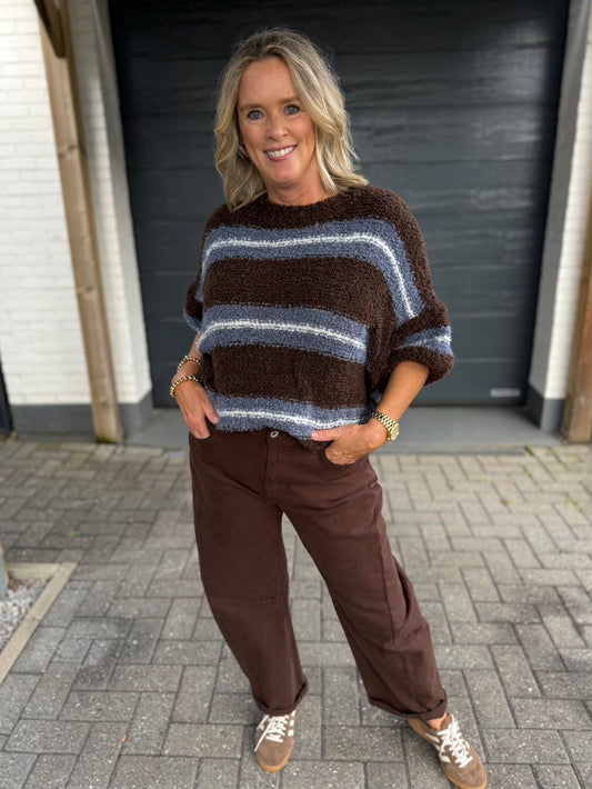 Ballon jeans bruin