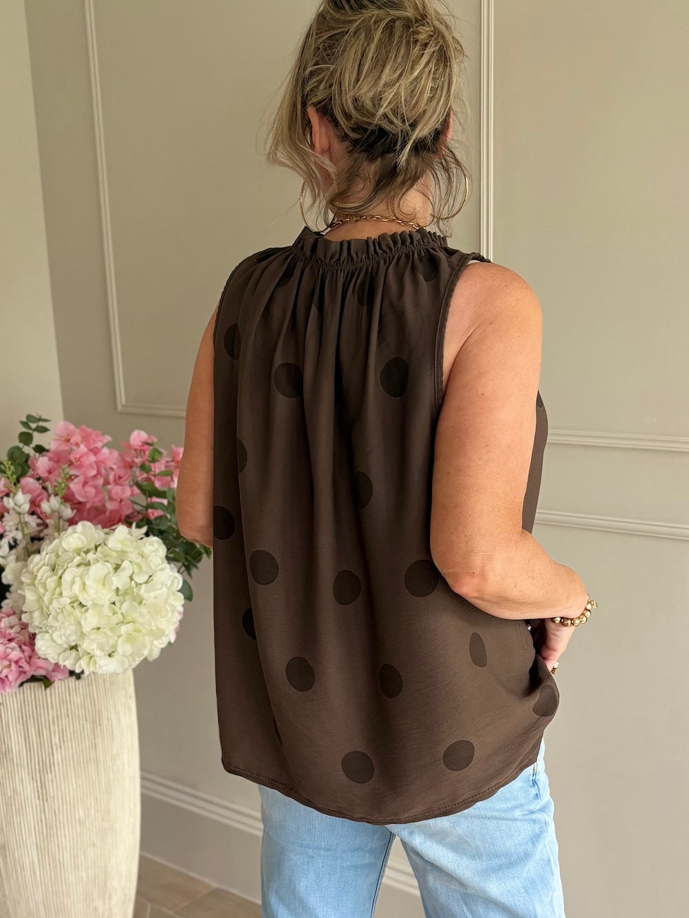 Top A lijn Polka dot