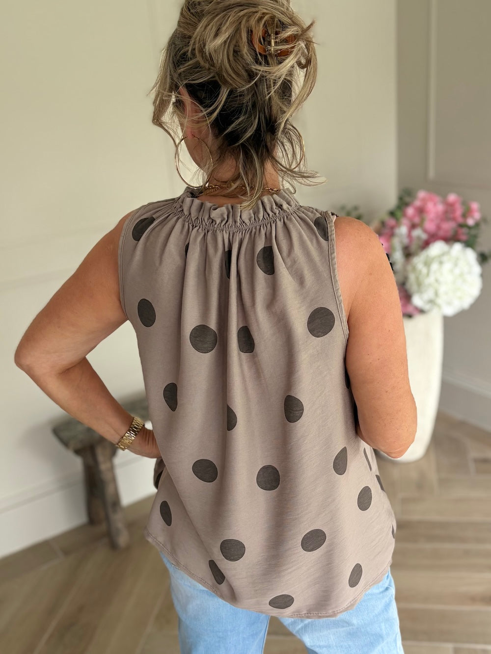 Top A lijn Polka dot