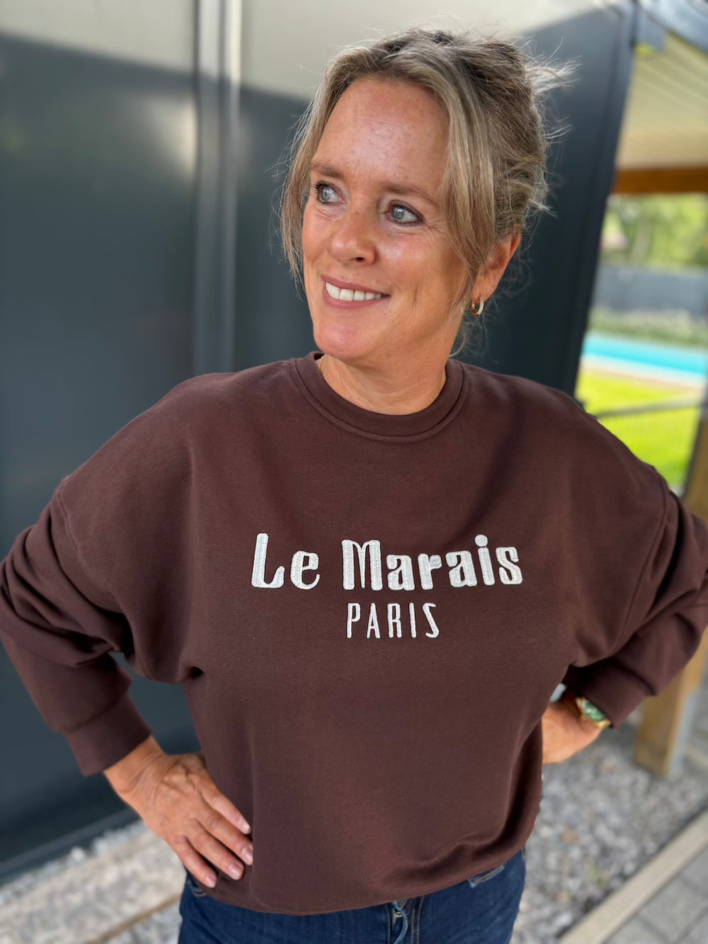 Trui le marais bruin