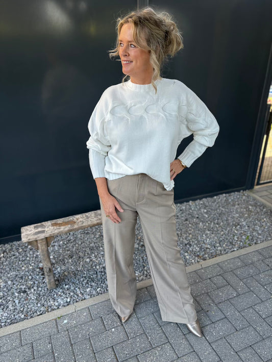Pantalon taupe beige