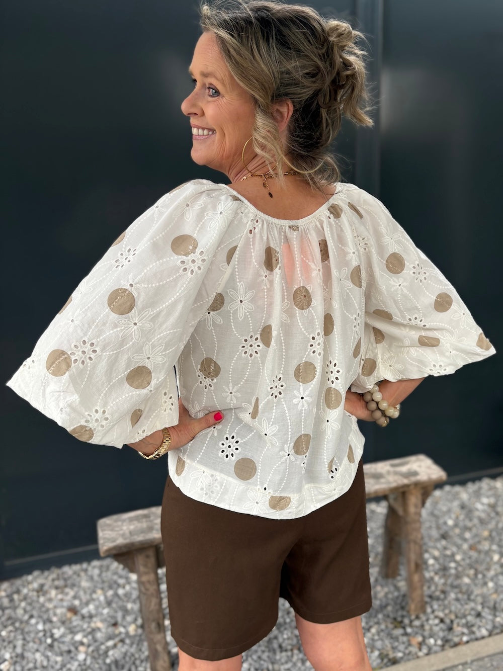 Top/blouse polka dots