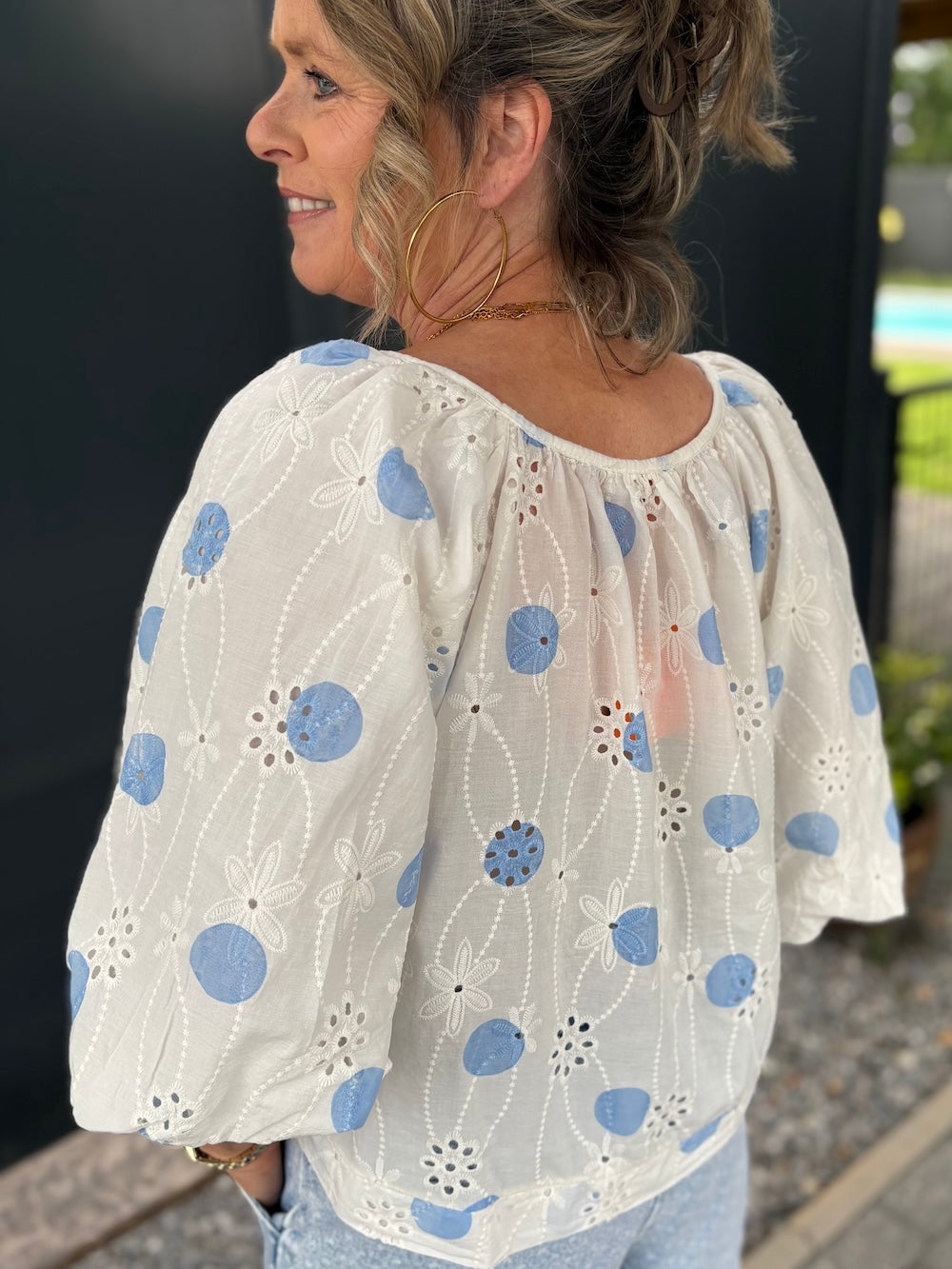 Top/blouse polka dots