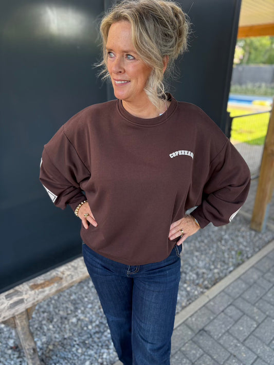 Trui met rugprint oversized