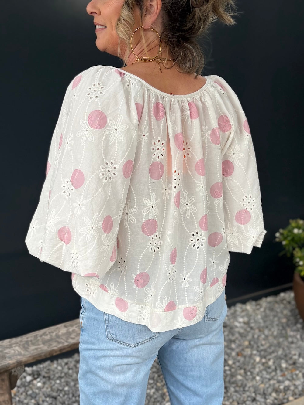 Top/blouse polka dots
