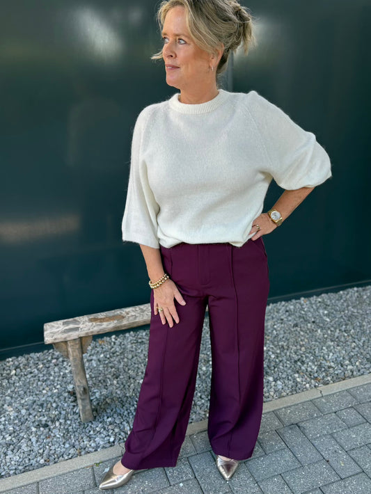 Pantalon bordeaux/ pruimkleur