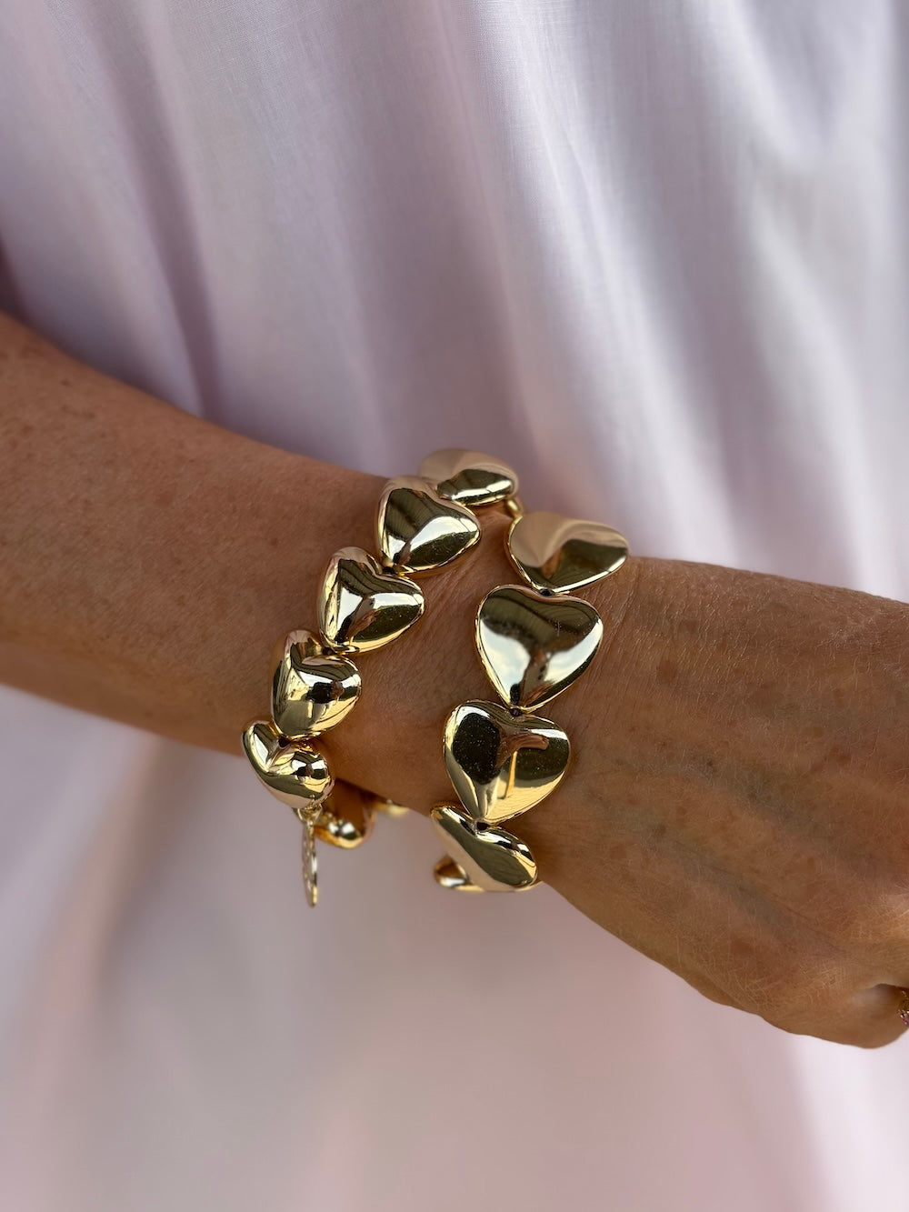 Armband hartjes 