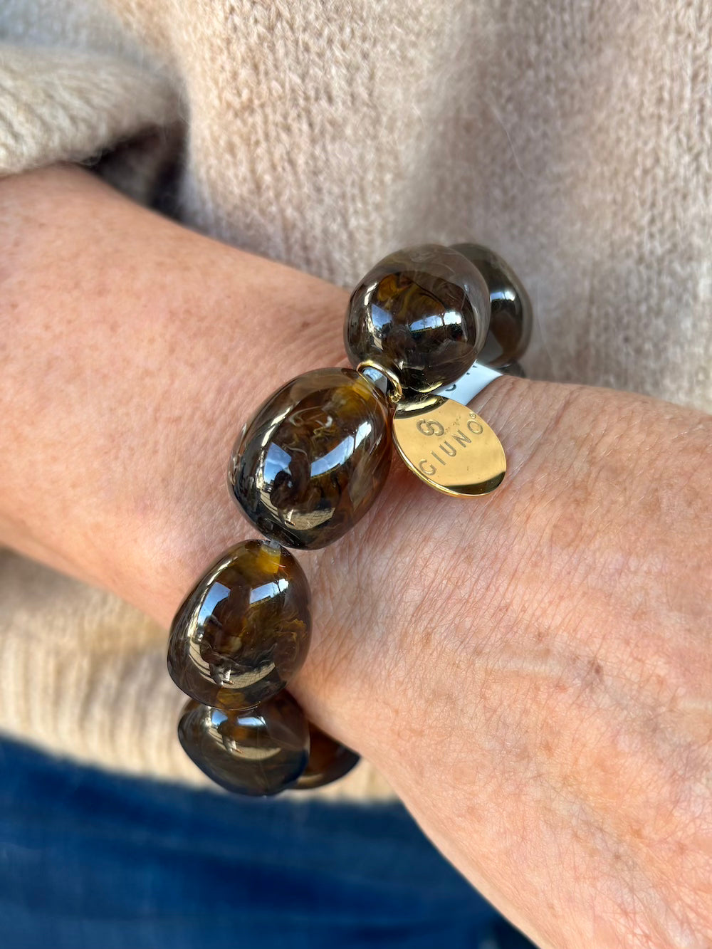 Armband ovale kralen