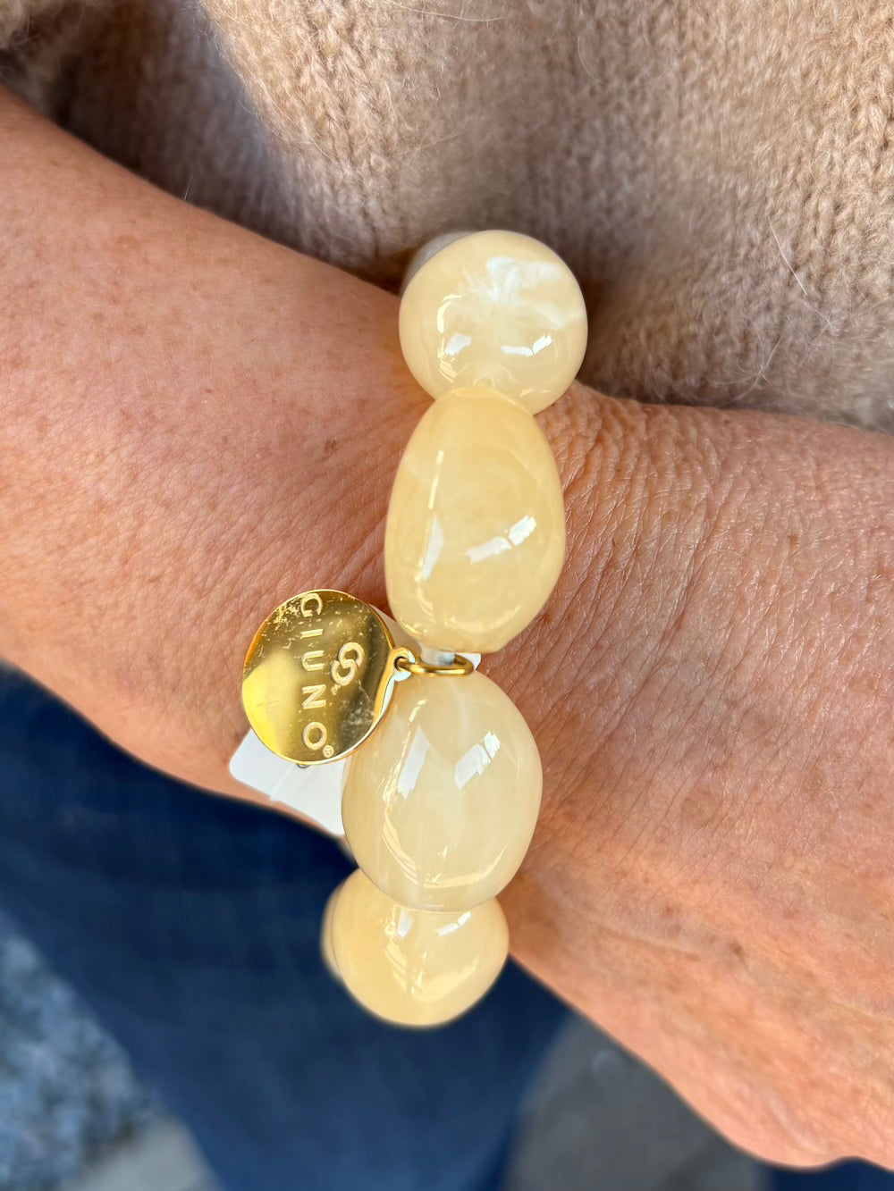 Armband ovale kralen