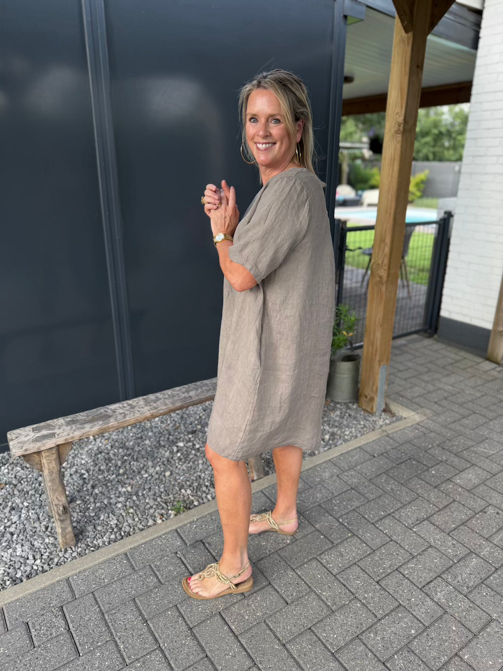 Linnen jurkje