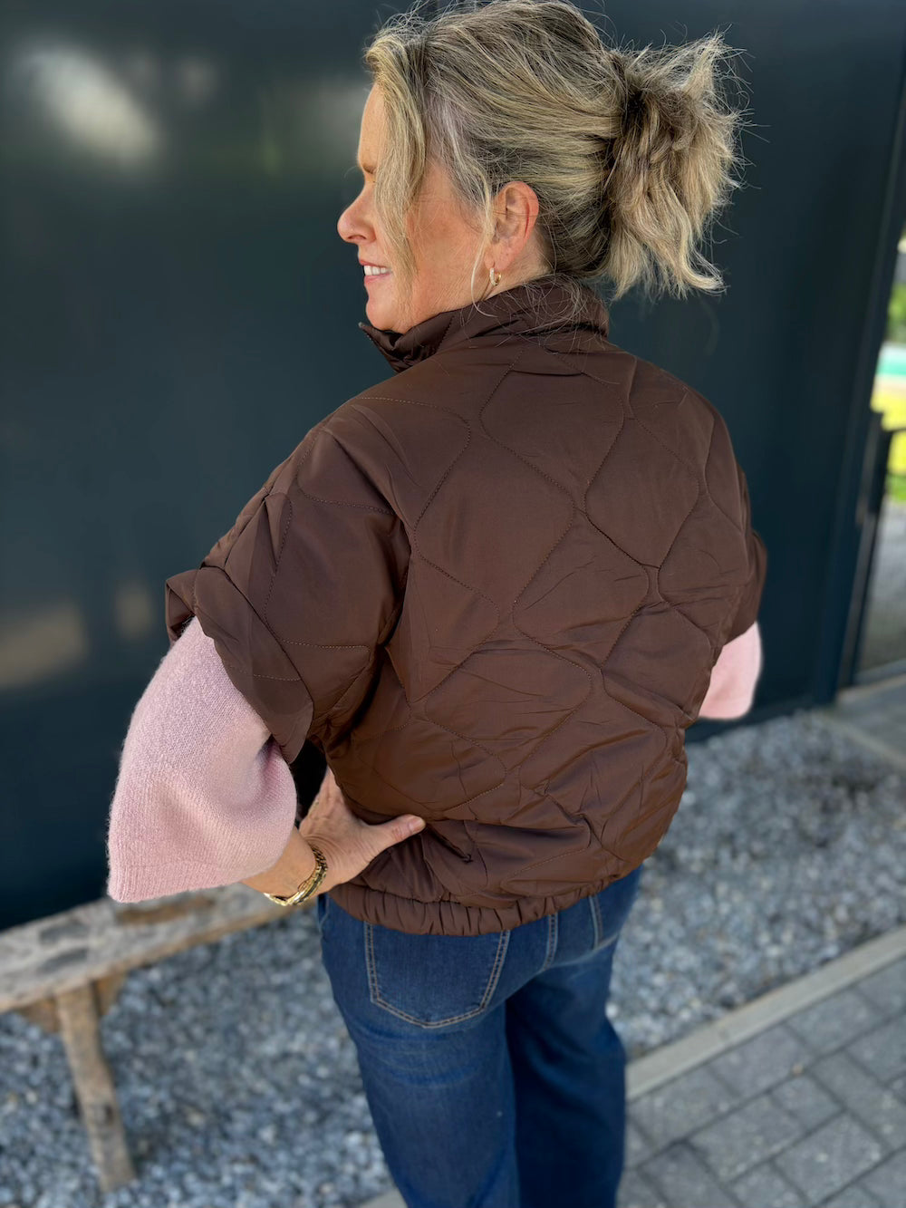 Bodywarmer bruin