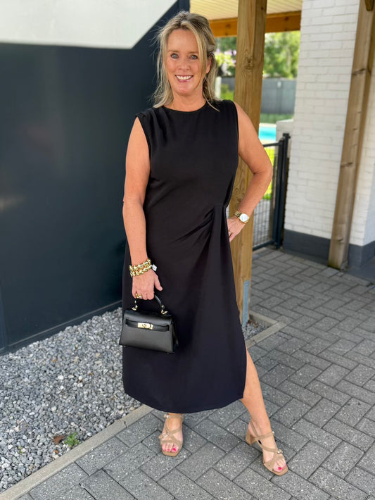Mididress met split