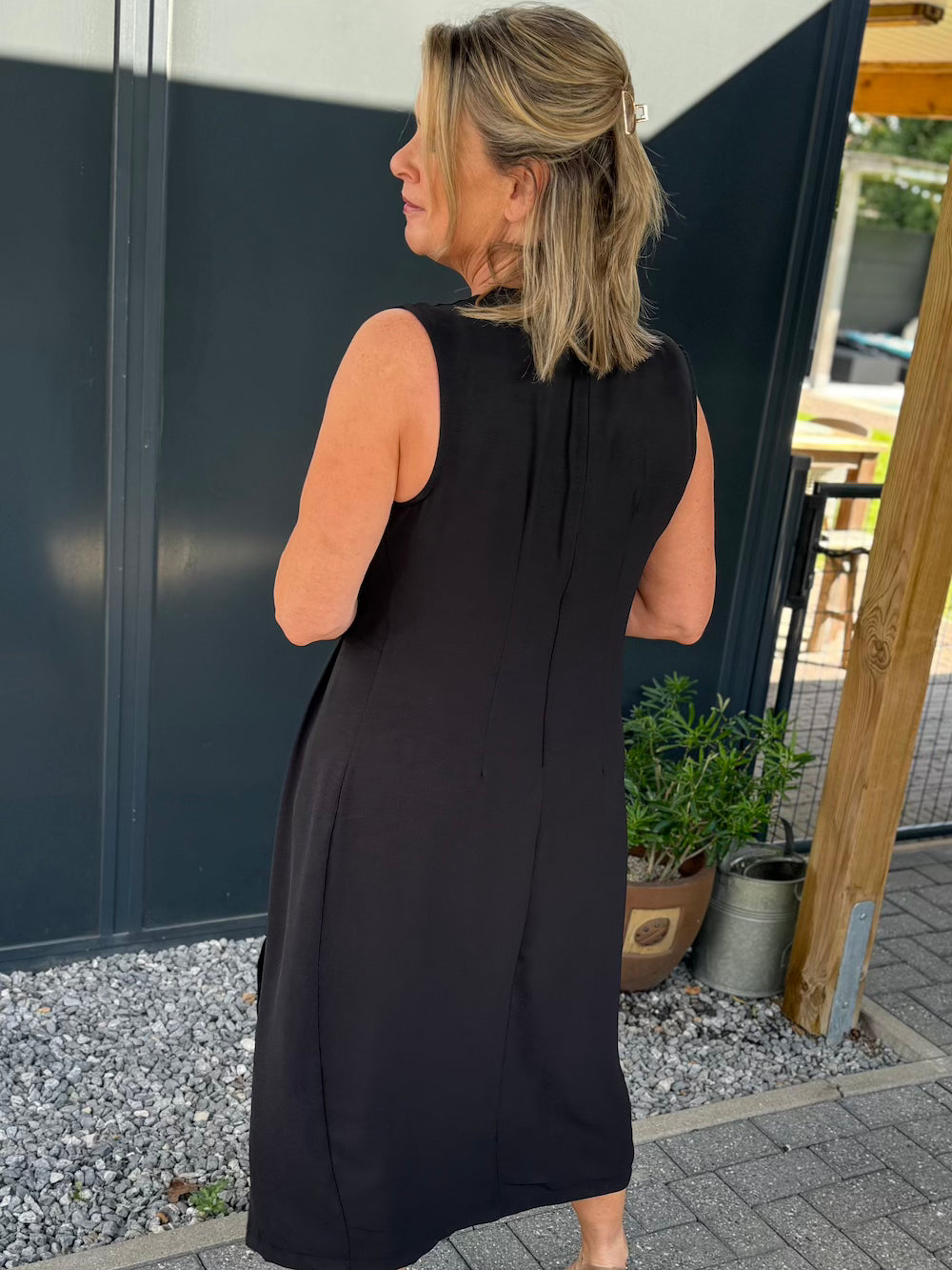 Mididress met split