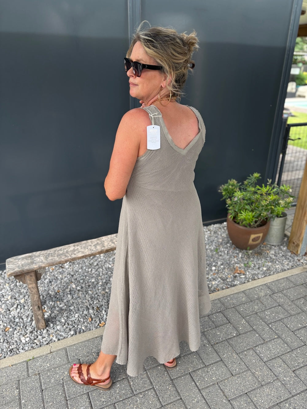 Zomerjurk met gaas effect